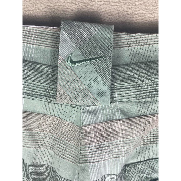 Nike Golf Womes M Capri Pants Multicolor Plaid Pockets Zipper‎ Fly Regular Fit - Picture 11 of 13